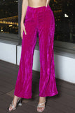 Fuchsia Women Suit Pant