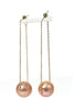 Load image into Gallery viewer, Blush Women Pearl Chain Drop Earrings