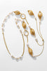 Load image into Gallery viewer, Golden Natural Freshwater Pearsl Choker Necklace