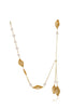Load image into Gallery viewer, Golden Natural Freshwater Pearsl Choker Necklace