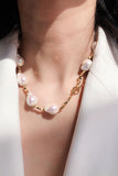 Special Shaped Pearl Gold Necklace