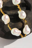 Special Shaped Pearl Gold Necklace