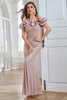 Load image into Gallery viewer, Sparkly Mermaid Meringue Ruffles Prom Dress