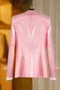 Load image into Gallery viewer, Glitter Pink Women Blazer with Feathers
