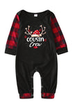 Print Family Christmas Pajamas with Red Plaid