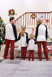 Long Sleeves Plaid Family Christmas Pajamas