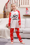 Snowman Print Red Christmas Matching Family Pajamas