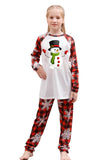 Christmas Red Print Family Pajamas Sets