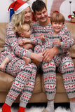 Christmas Family Matching Pajama Set Grey Pattern Pajamas