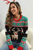 Load image into Gallery viewer, Green Christmas Tree Reindeer Christmas Sweater