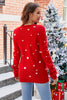 Load image into Gallery viewer, Christmas Santa Claus Red Pullover Knitted Sweater