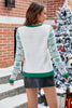 Load image into Gallery viewer, Christmas Green Smile Face Knitted Pullover Sweater