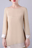 Load image into Gallery viewer, Champagne Long Sleeves 2 Pieces Mother of the Bride Pant Suits