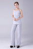 Load image into Gallery viewer, Silver 3 Pieces Long Sleeves Mother of the Bride Pant Suits