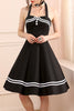 Load image into Gallery viewer, Halter Black Dress