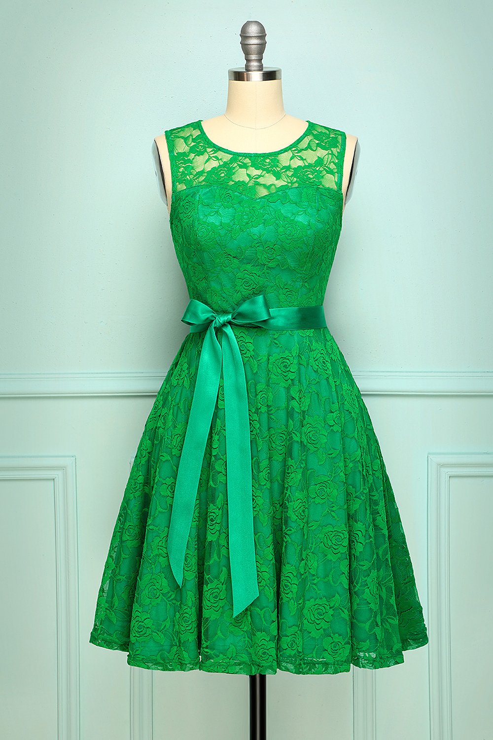 Green Lace Dress