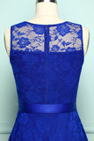 Lace Royal Blue Dress