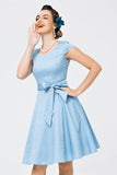 Blue 1950s Swing