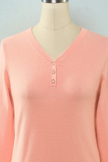 Pink Knitted Sweater
