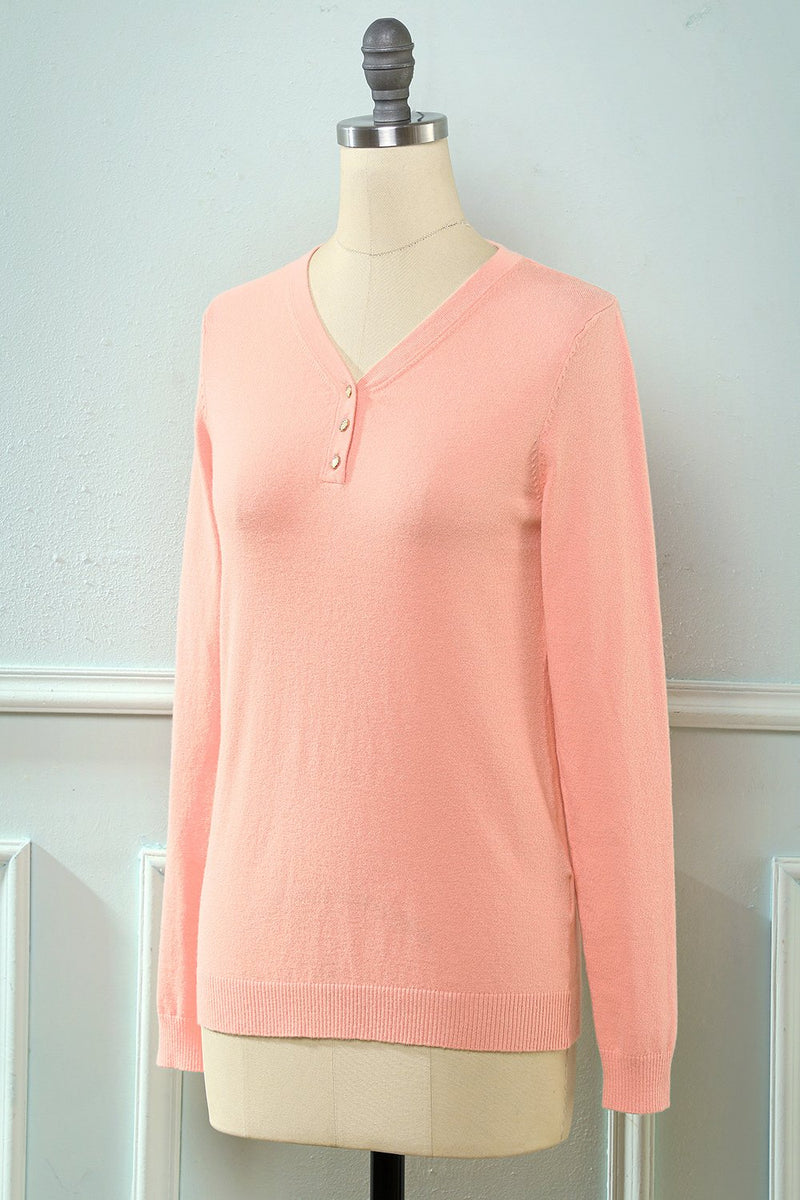 Load image into Gallery viewer, Pink Knitted Sweater