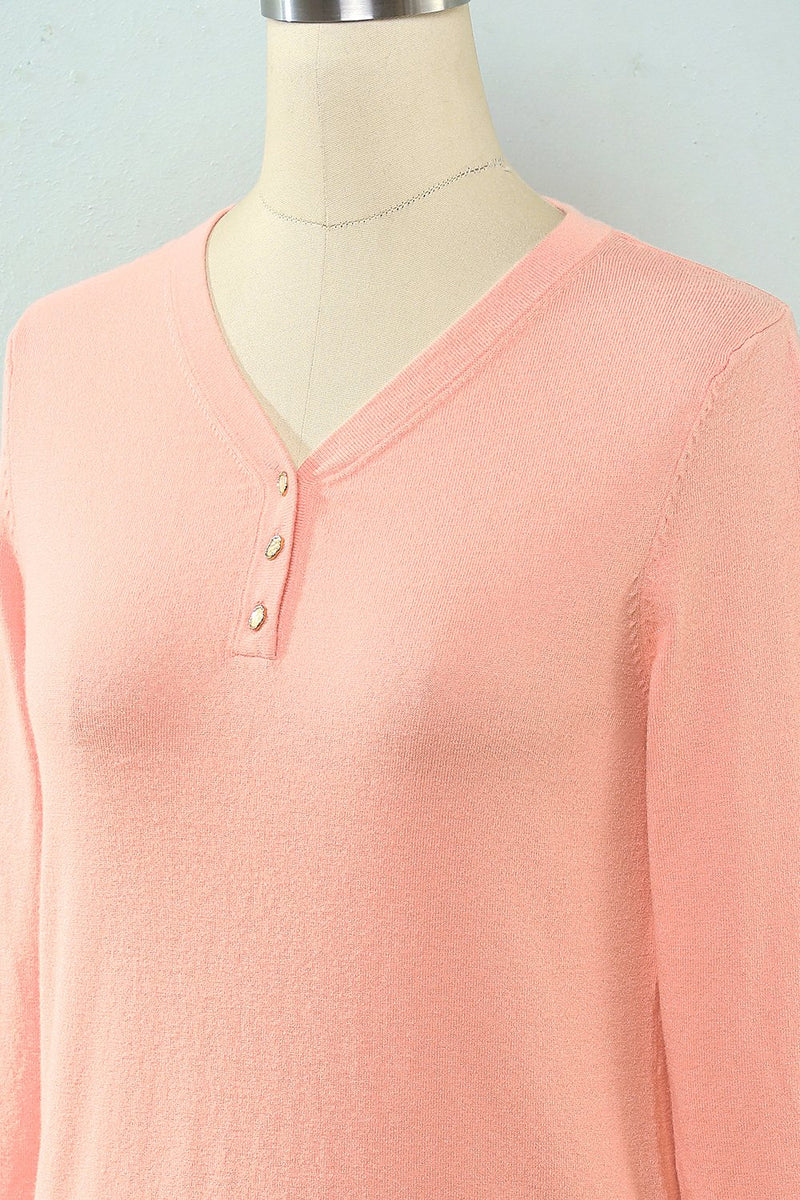 Load image into Gallery viewer, Pink Knitted Sweater