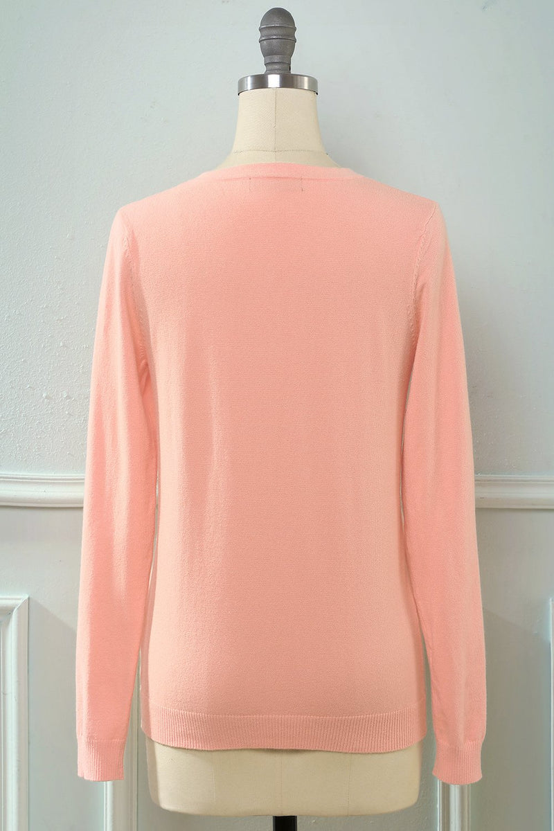Load image into Gallery viewer, Pink Knitted Sweater