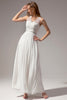 Load image into Gallery viewer, Ivory Long Bridesmaid Dress
