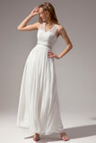 Ivory Long Bridesmaid Dress