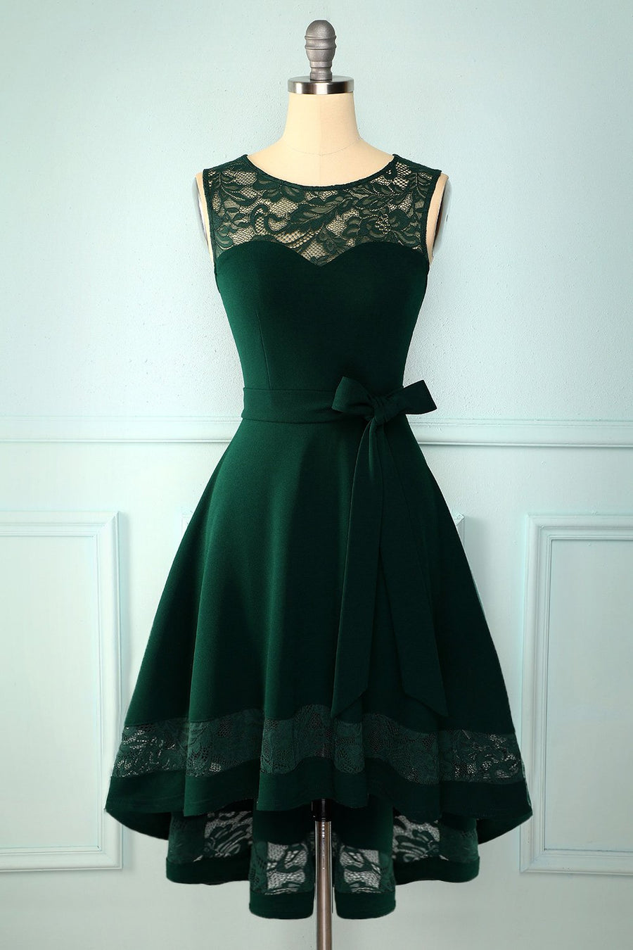 Long and Short Lace Party Formal Dresses Canada tagged color Green Zapaka CA