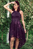 Grape High Low Lace Dress