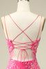 Load image into Gallery viewer, Elegant Corset Back Bodycon Homecoming Dress With Tassel