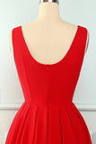 Red Tiered Dress