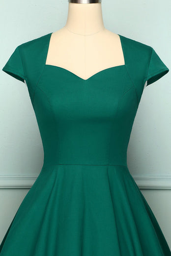 Green Scoop Pin Up Dress