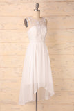 White Appliques Dress