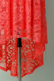 Coral Lace Dress