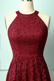 Burgundy Red Dress