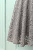 Load image into Gallery viewer, Grey Bridesmaid Lace Dress