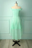 Load image into Gallery viewer, Off-shoulder Mint Dress