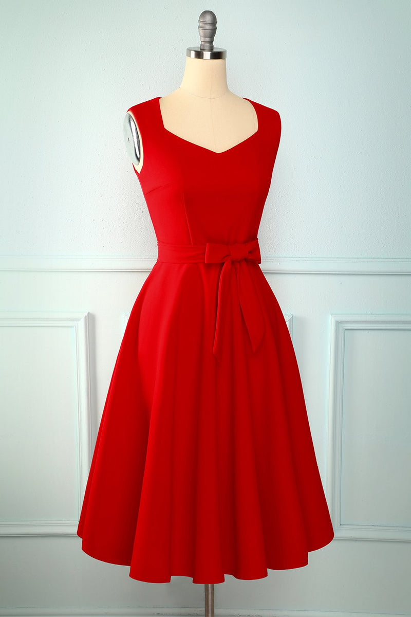 Load image into Gallery viewer, Red Sash Graduation Dress