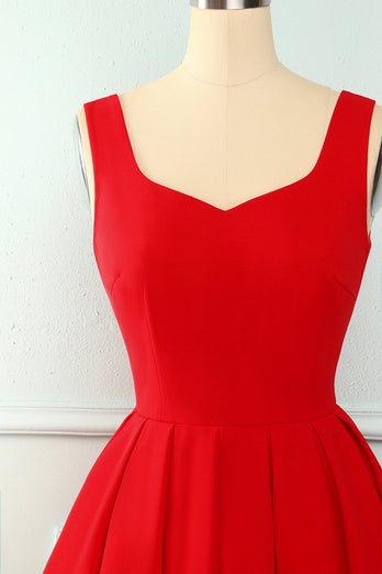 Red Tiered Dress