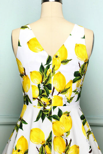 1950s Lemon Dress