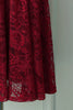 Load image into Gallery viewer, Dark Red Lace Midi Dress