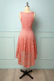 Blush V-Neck Lace Dress