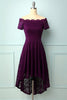 Load image into Gallery viewer, Grape Off the Shoulder Dress