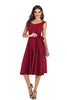 Load image into Gallery viewer, Burgundy Solid Dress