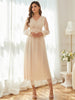 Load image into Gallery viewer, Apricot V Neck Mother Of The Bride Dress