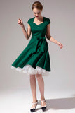 Green Scoop Pin Up Dress