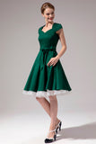 Green Scoop Pin Up Dress