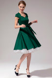 Green Scoop Pin Up Dress