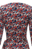 Load image into Gallery viewer, Navy Blue Geometry Printed Wedding Guest Dress